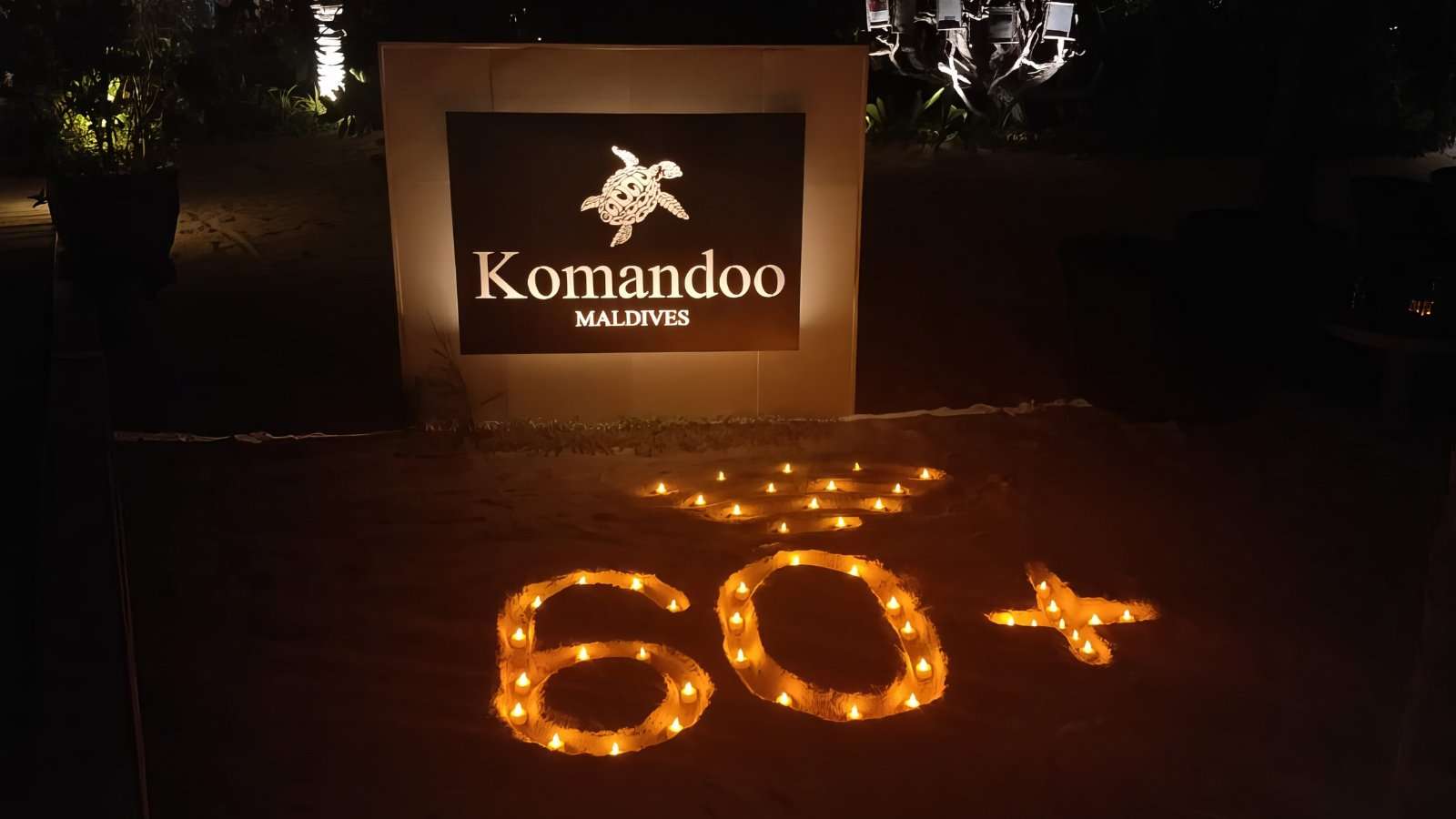 Earth Hour at Komandoo